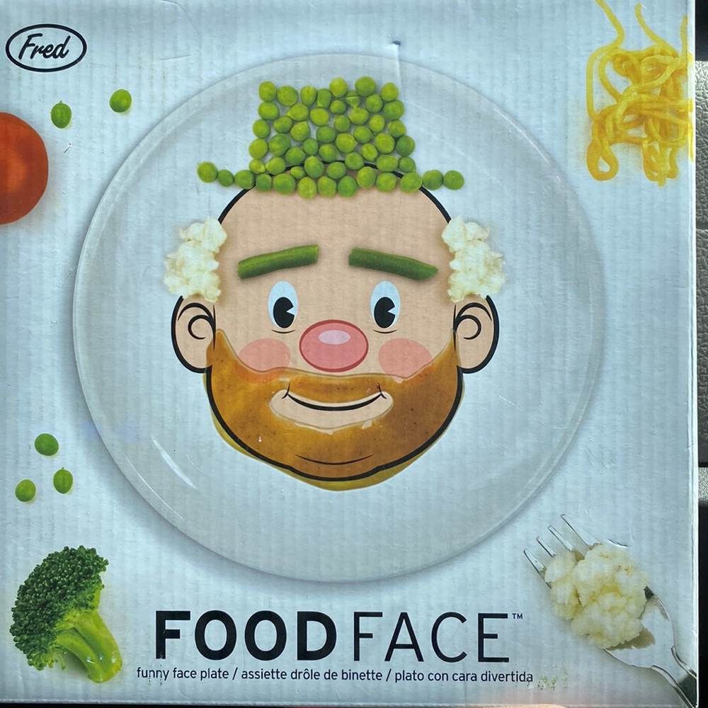 Fred and Friends Food Face Plate